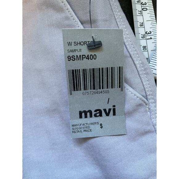 Mavi Light Purple Flat Front Mid Rise Shorts Stretch Women’s Size 27 NWT - Picture 7 of 11